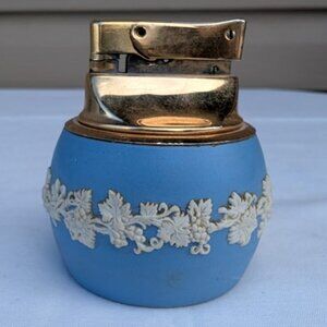 Vintage Wedgwood Blue & White Table Lighter